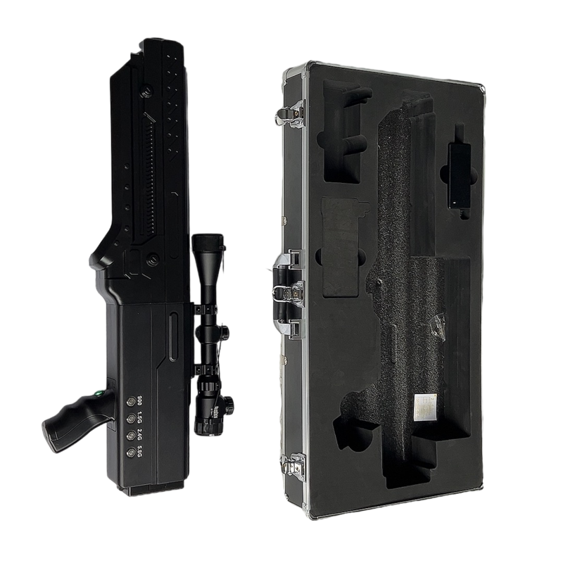  耀州手持便携式枪型低空防御反制四通道A型